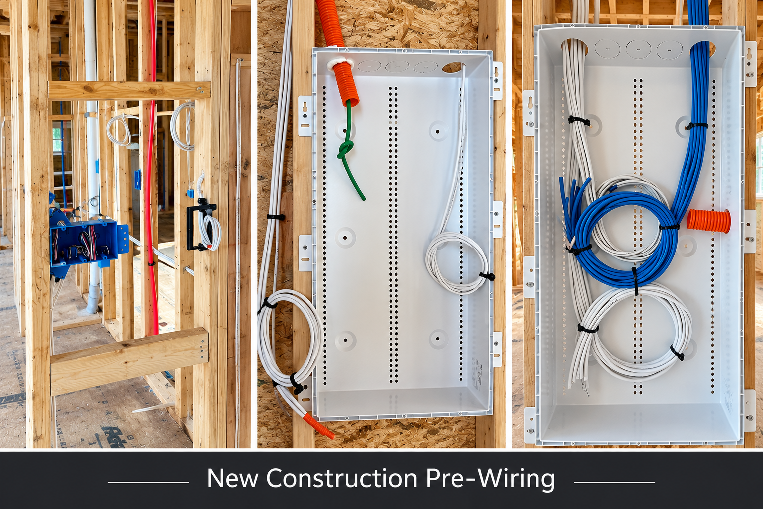 New construction low voltage pre-wiring