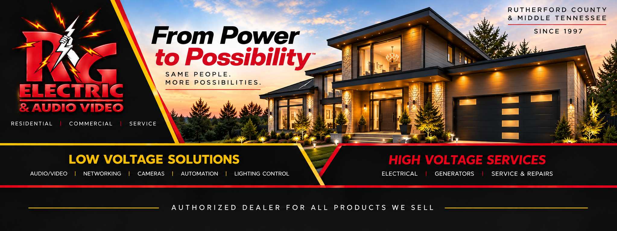 RG Electric & Audio Video - From Power to Possibility