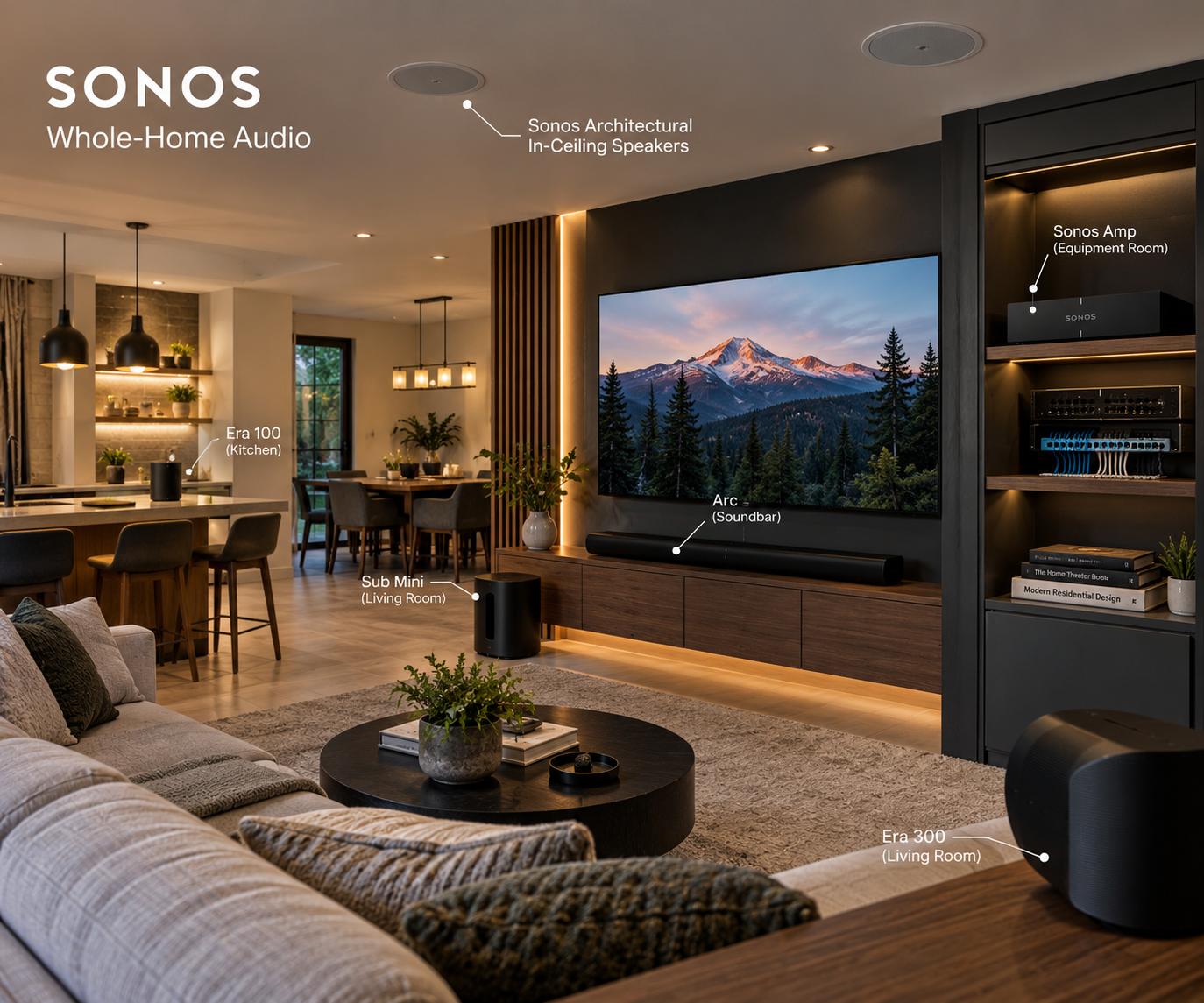 Home audio speaker